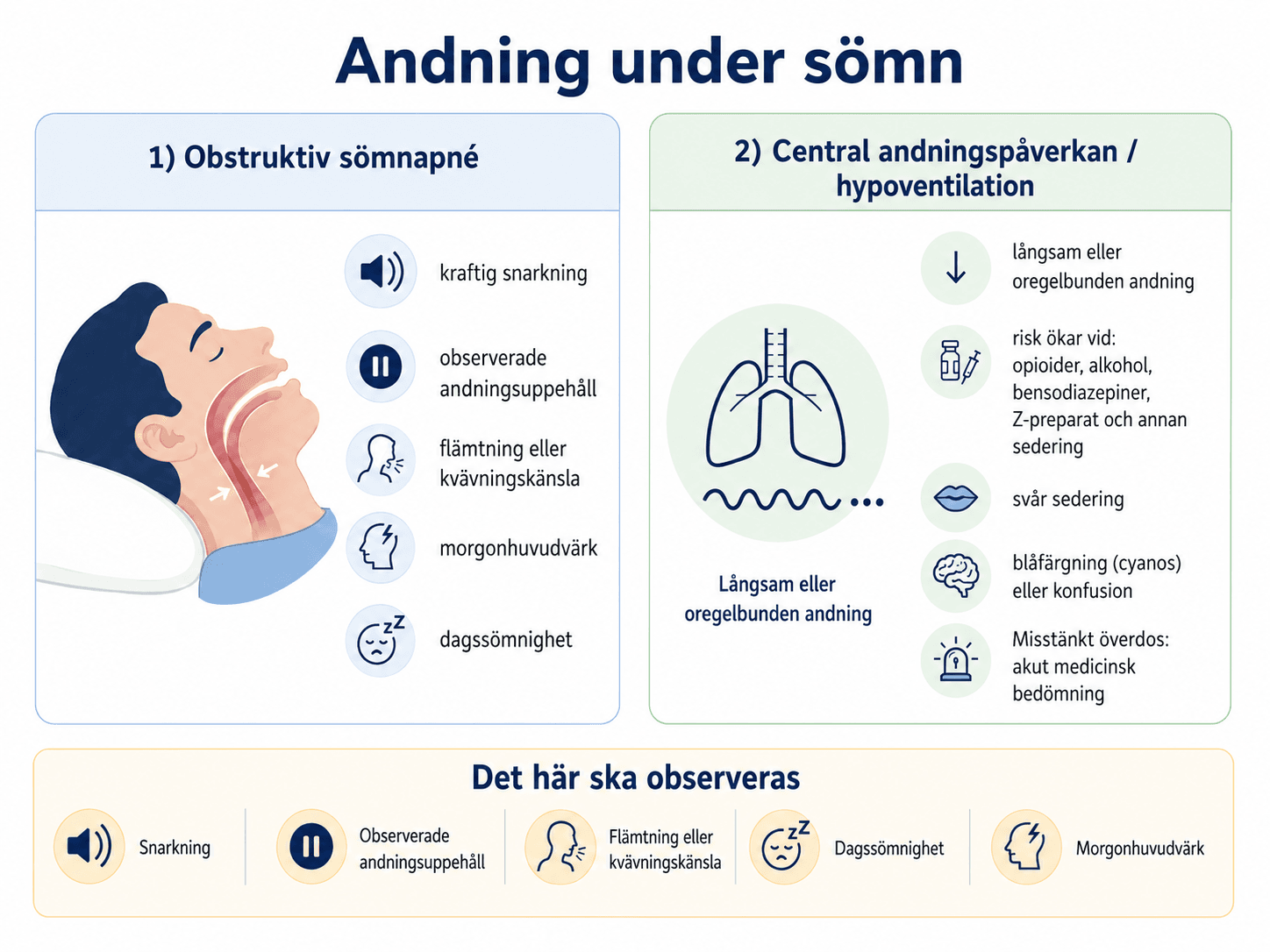 Andning under sömn